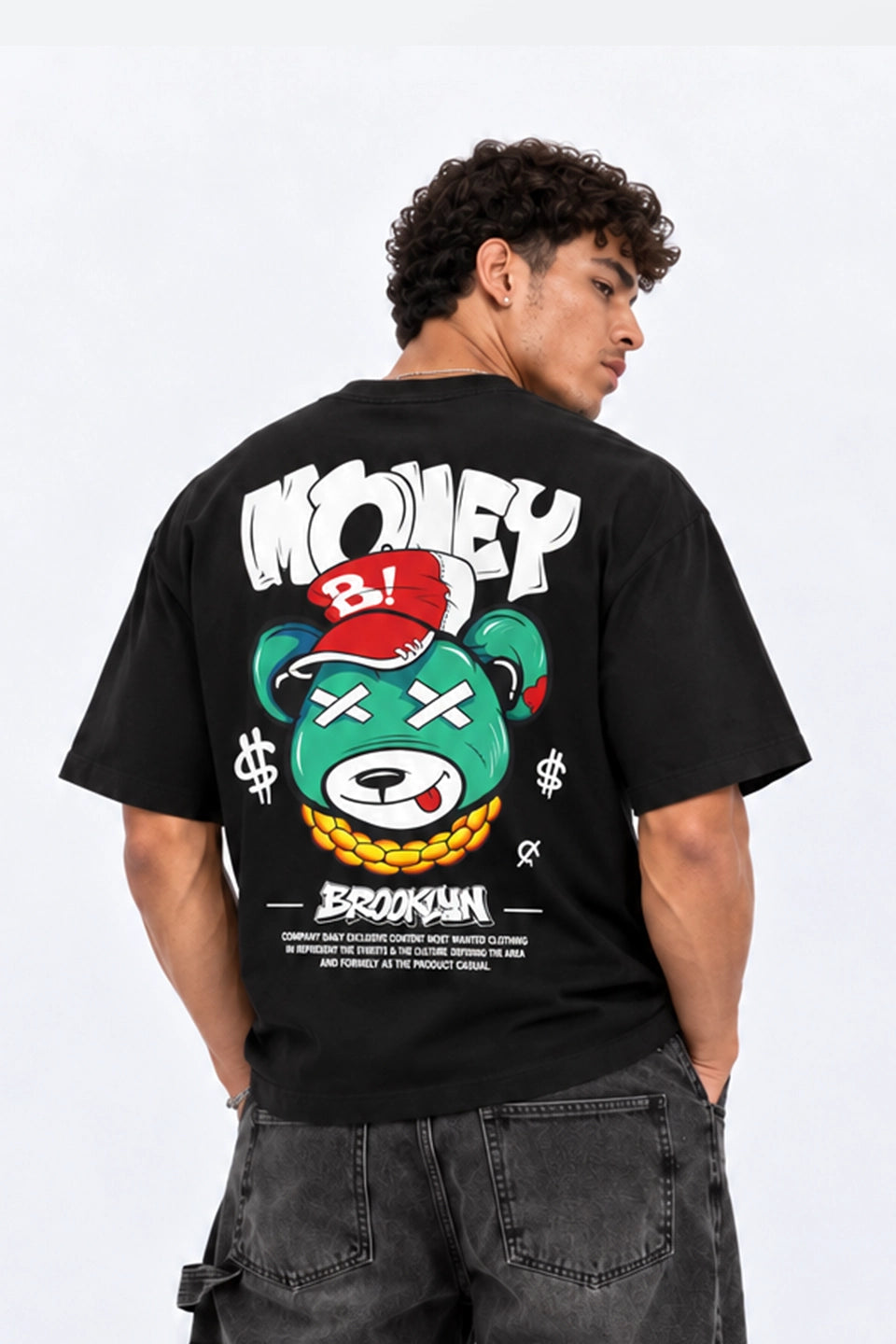Camiseta Money Brooklyn Oversize