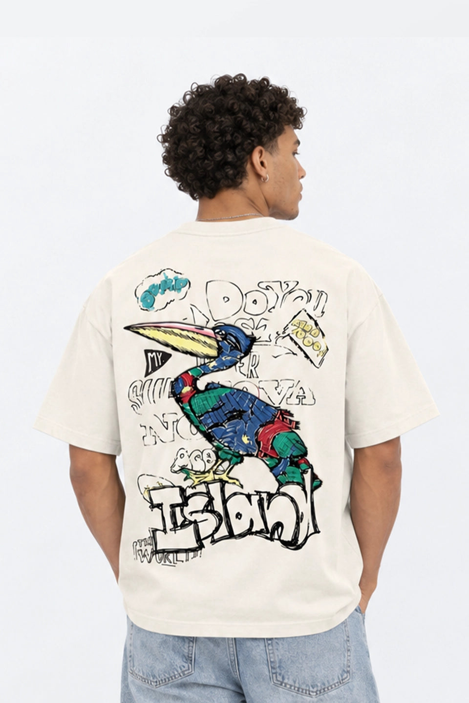 Camiseta Island Oversize