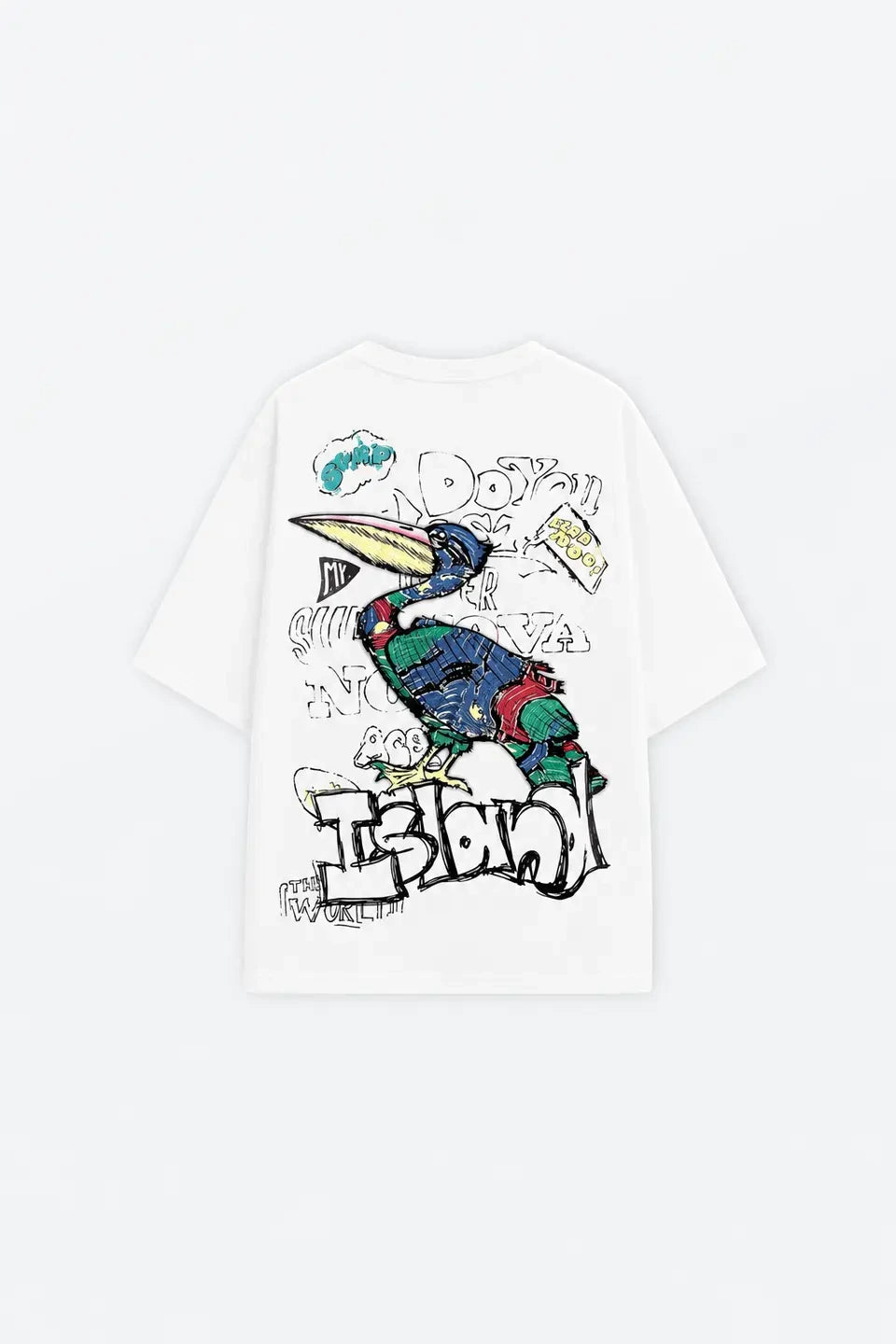 Camiseta Island Oversize