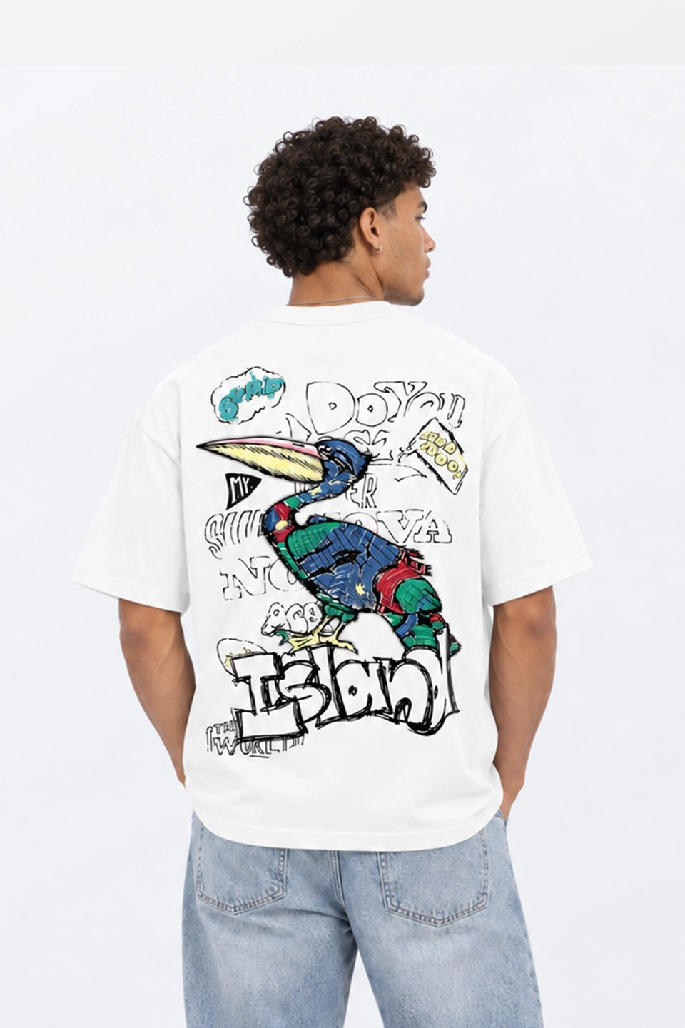 Camiseta Island Oversize