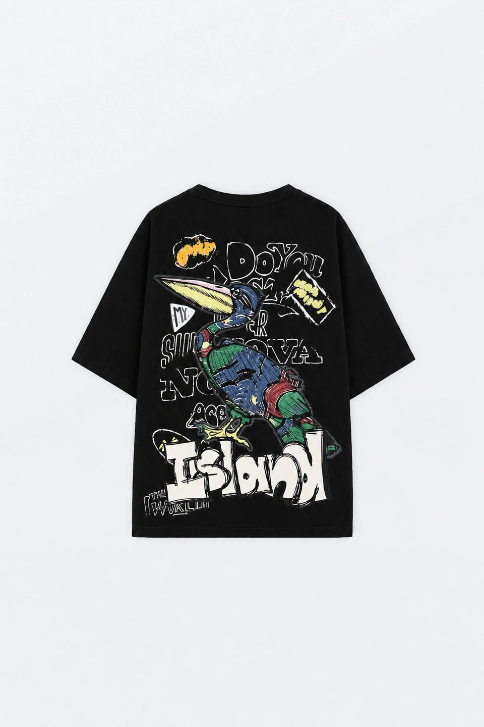 Camiseta Island Oversize
