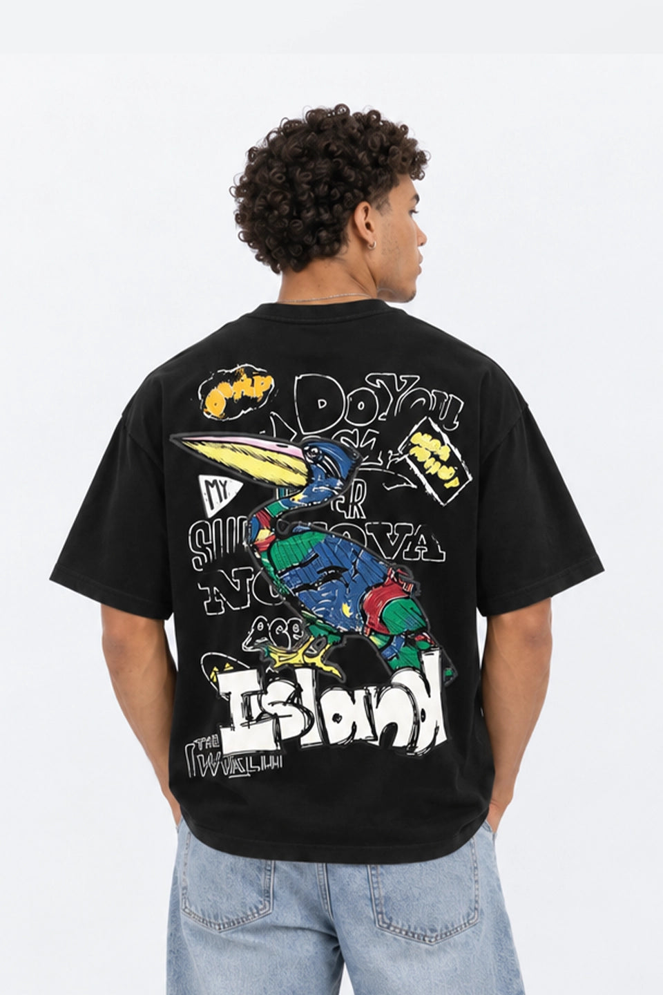 Camiseta Island Oversize