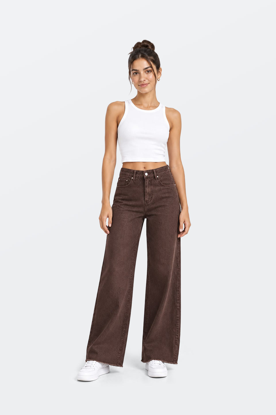 Vaquero marrón AY3267-3 Wide Leg
