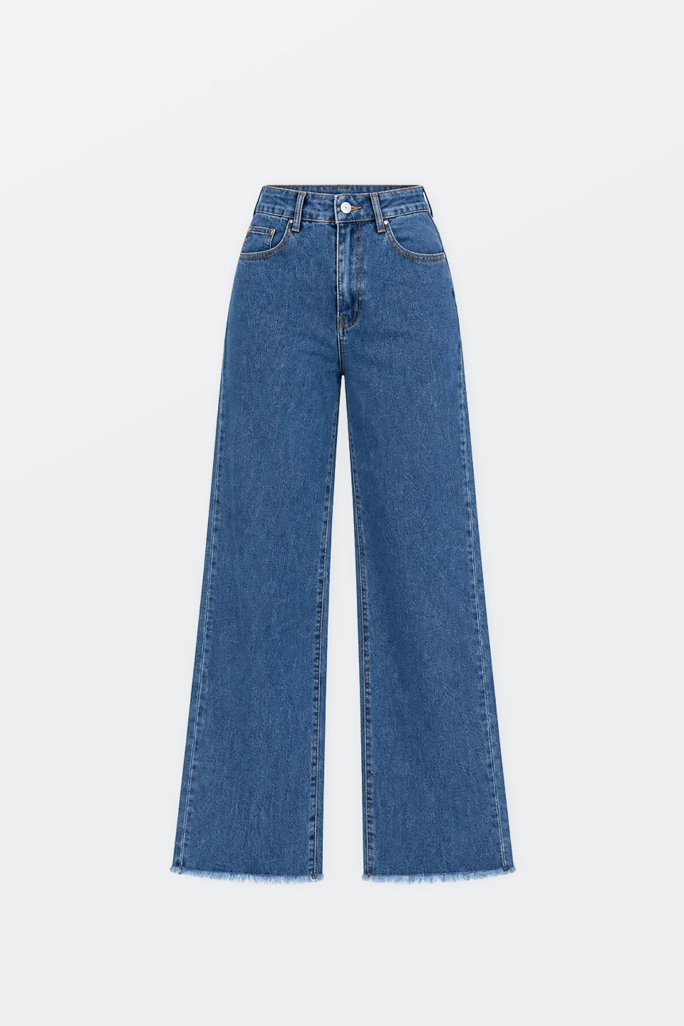 Vaquero wide leg tiro alto