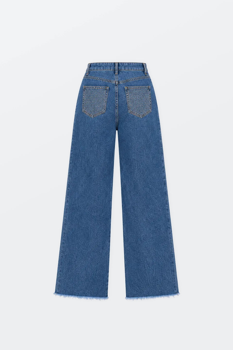 Vaquero wide leg tiro alto