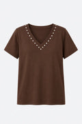 Camiseta cuello pico