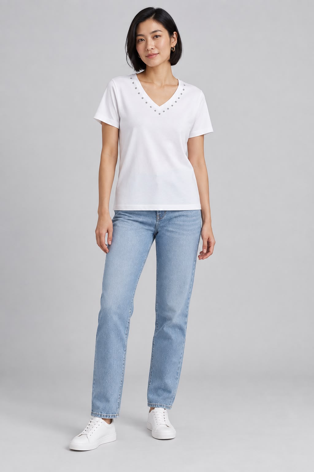 Camiseta cuello pico