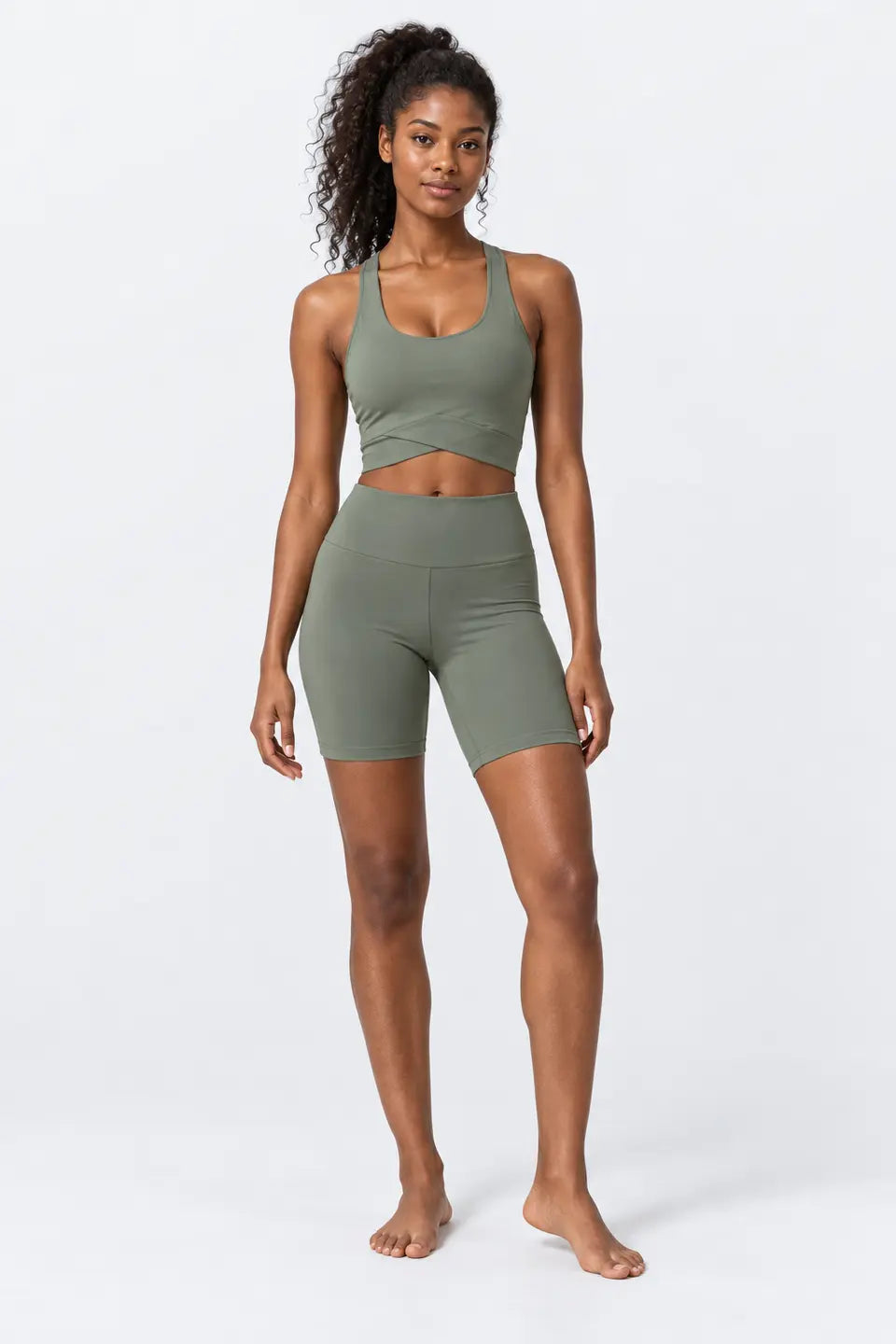Conjunto deportivo top corto