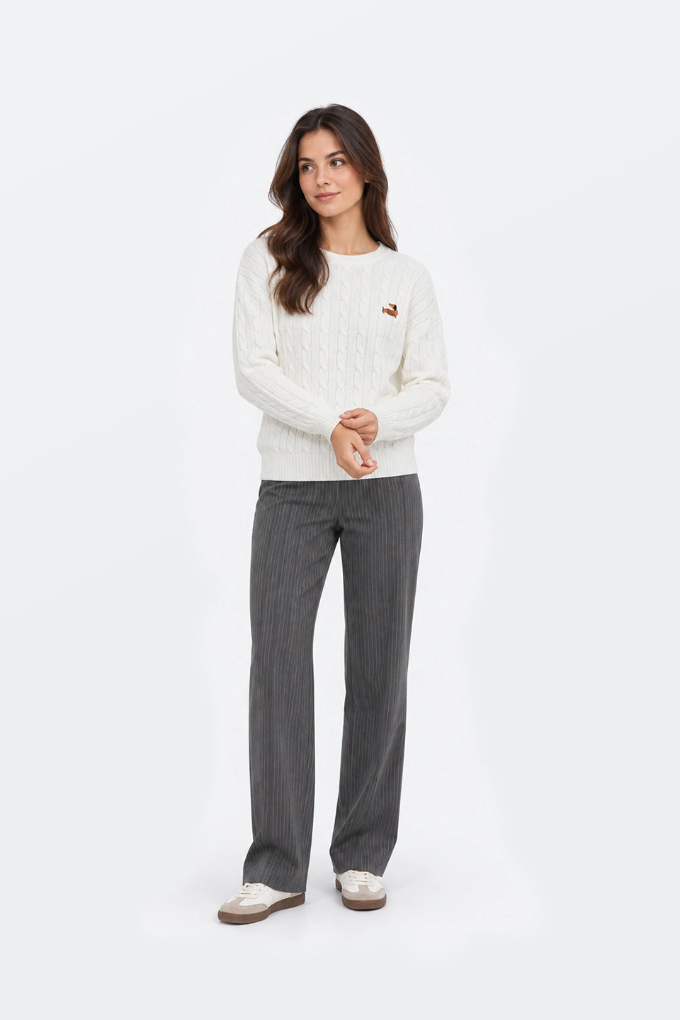 Jersey punto trenzado Oversize
