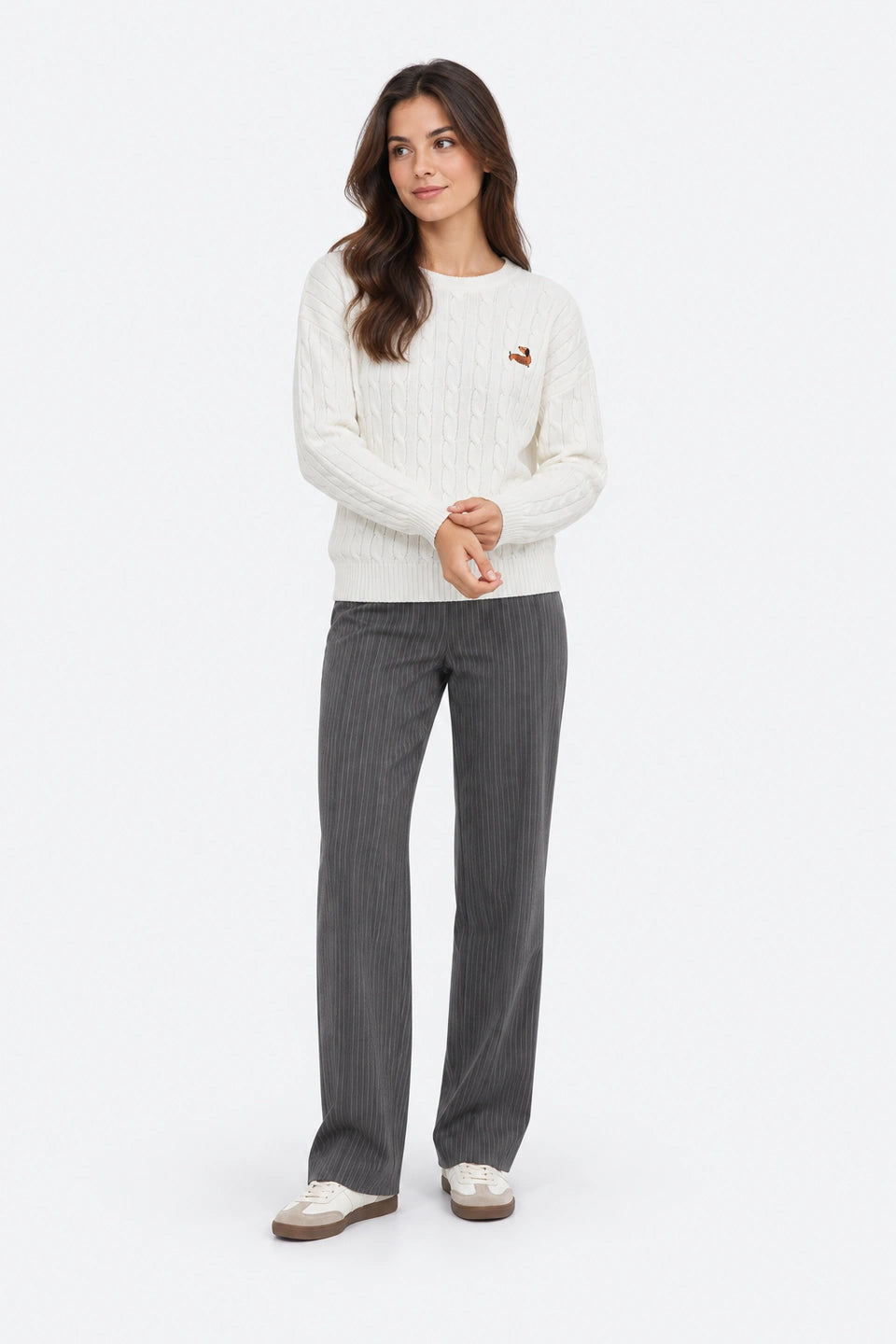 Jersey punto trenzado Oversize