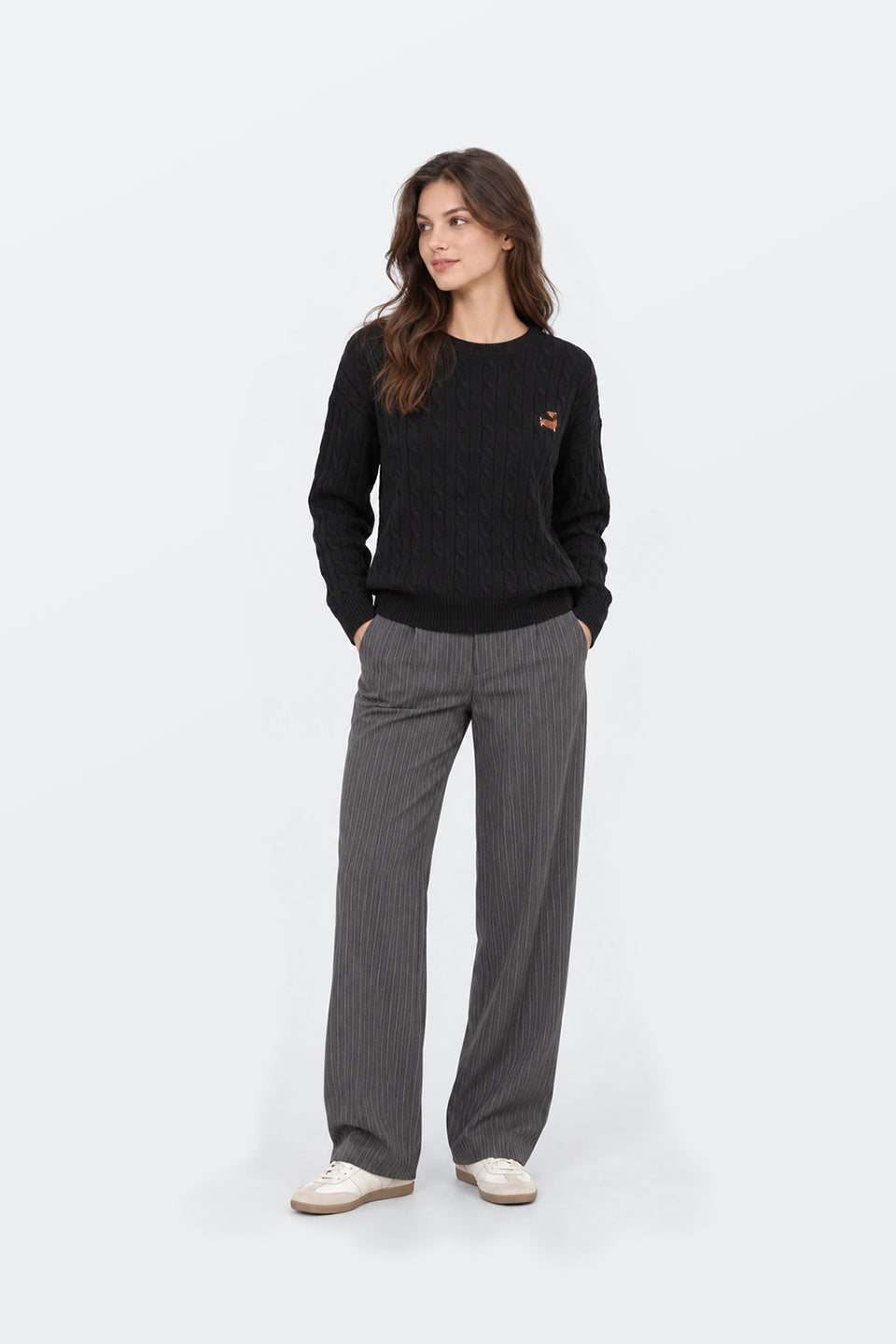 Jersey punto trenzado Oversize