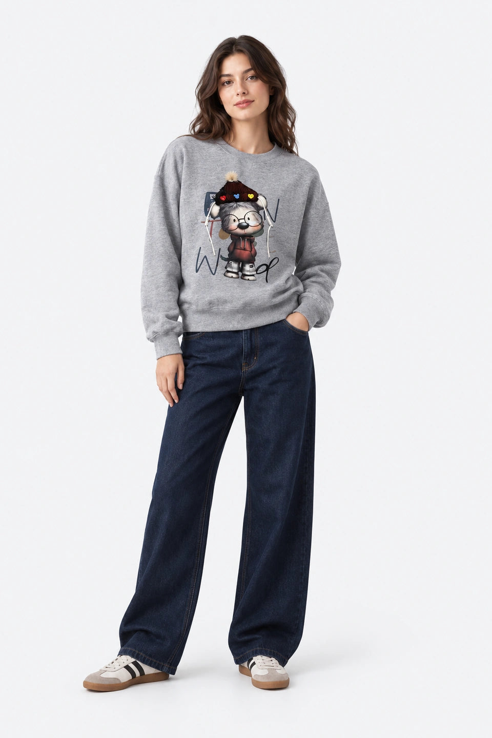 Sudadera muñeca pompom