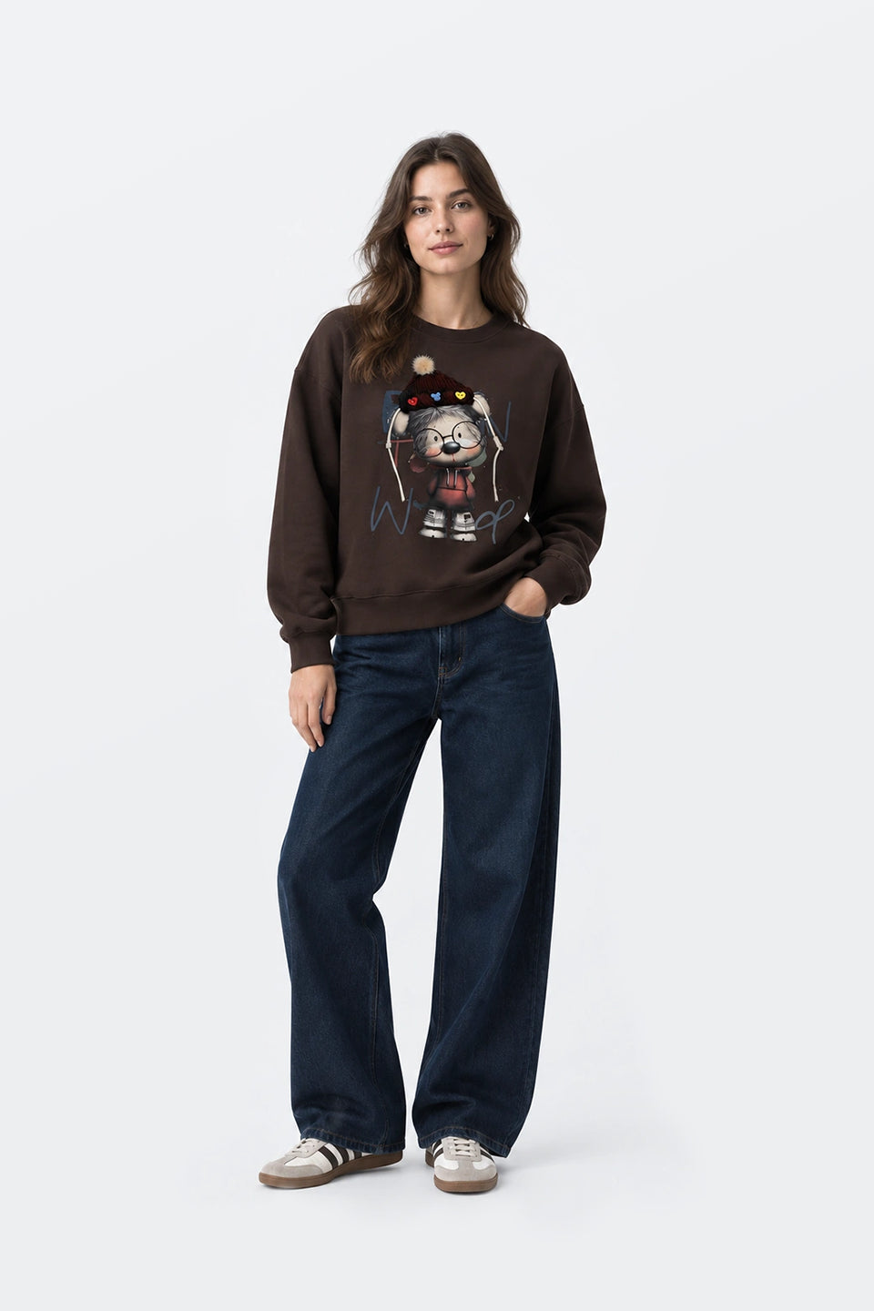 Sudadera muñeca pompom
