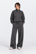Pantalón ancho gris