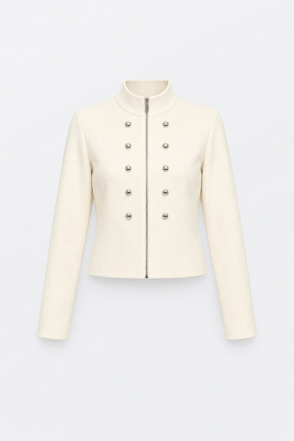 Chaqueta punto cuello alto