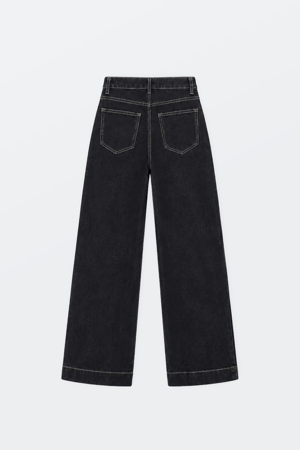 Vaquero negro V711 Wide leg