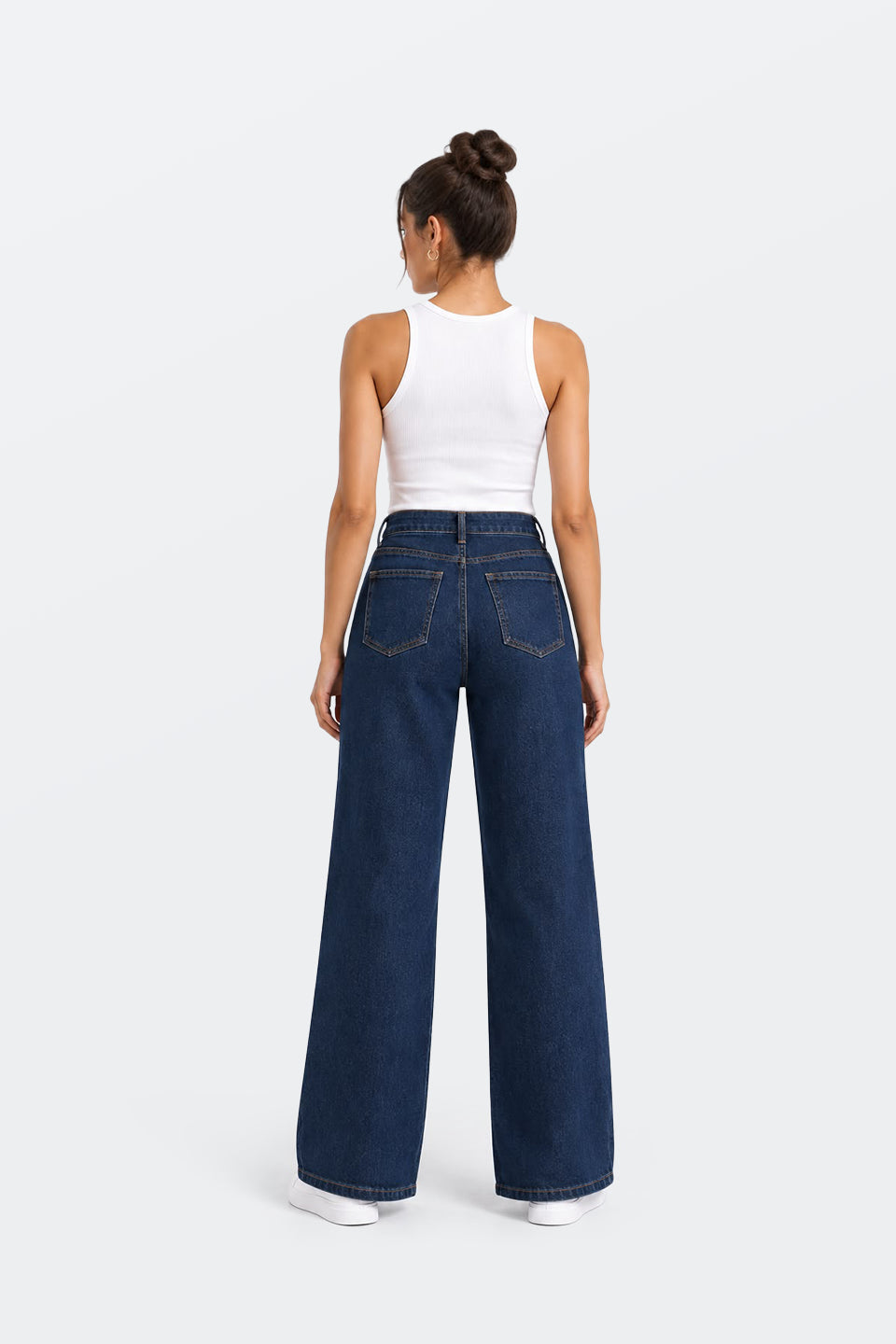 Vaquero V740 elástico wide leg