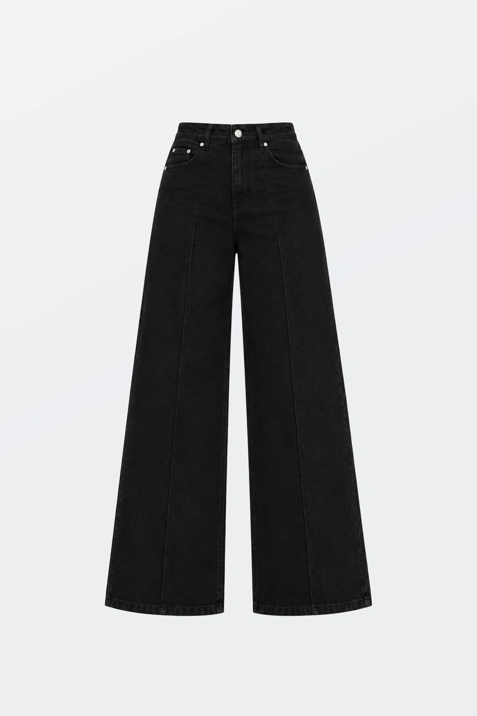 Vaquero negro V809-1 Wide Leg