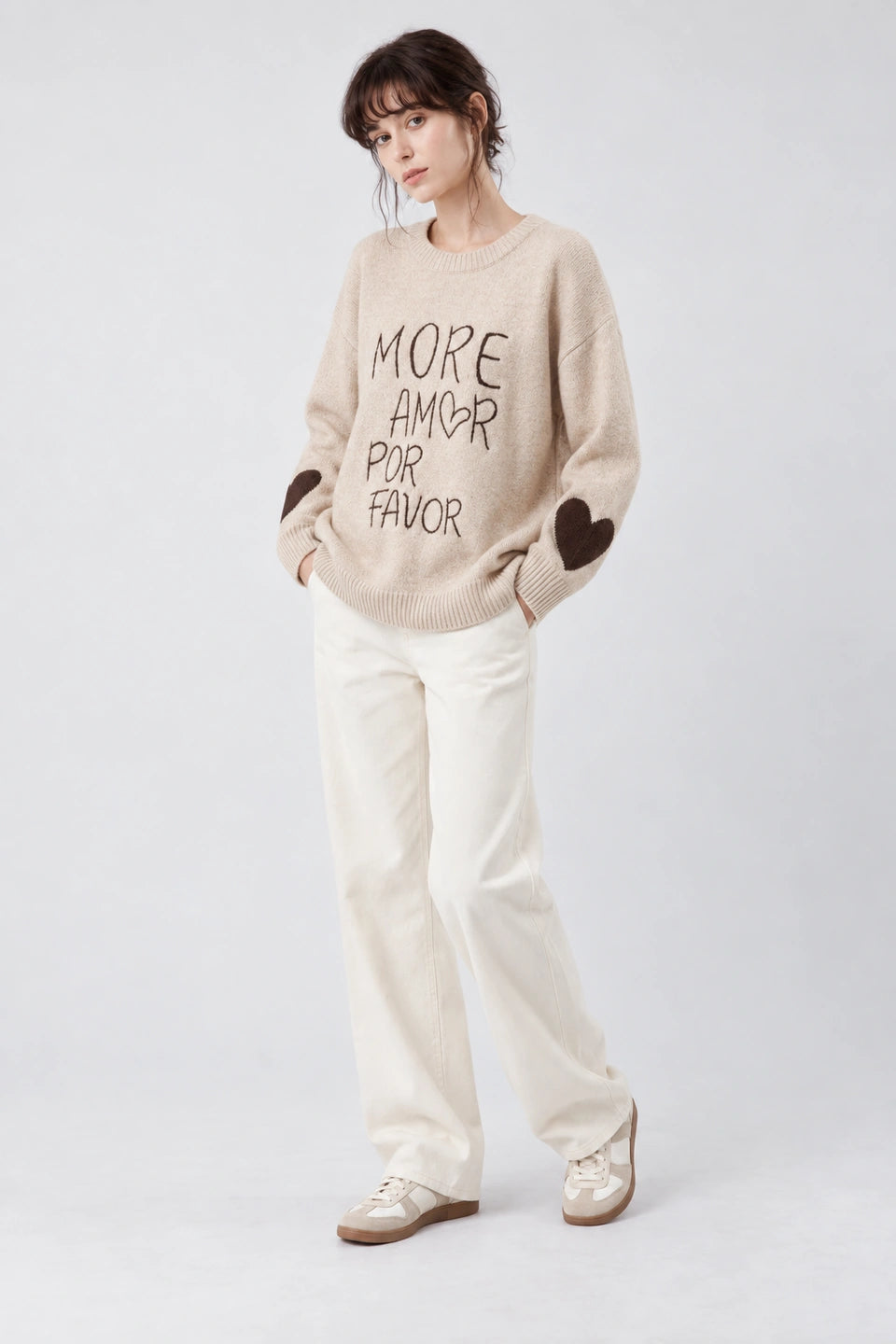 Jersey corazones oversize