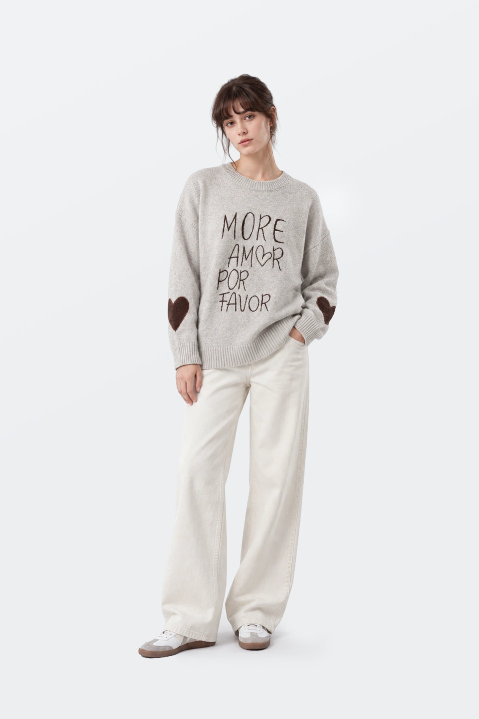 Jersey corazones oversize