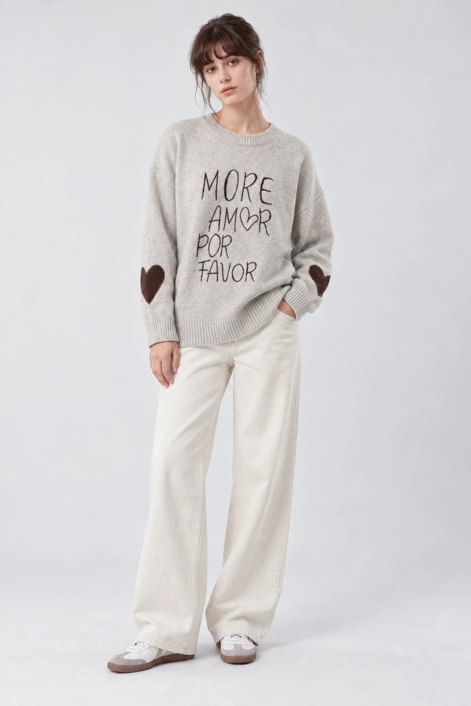 Jersey corazones oversize