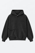 Sudadera vintage capucha y estrella