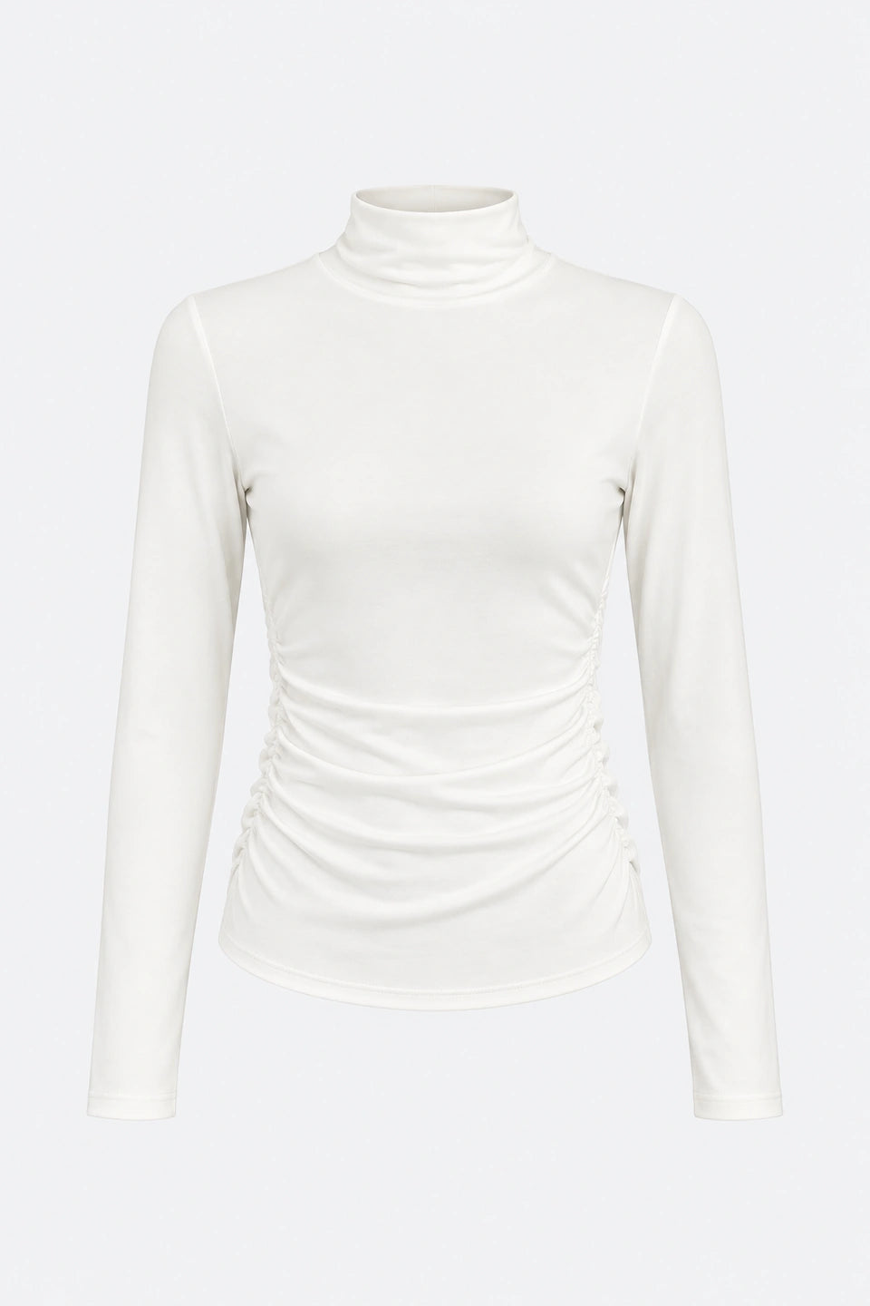 Camiseta elástica cuello alto