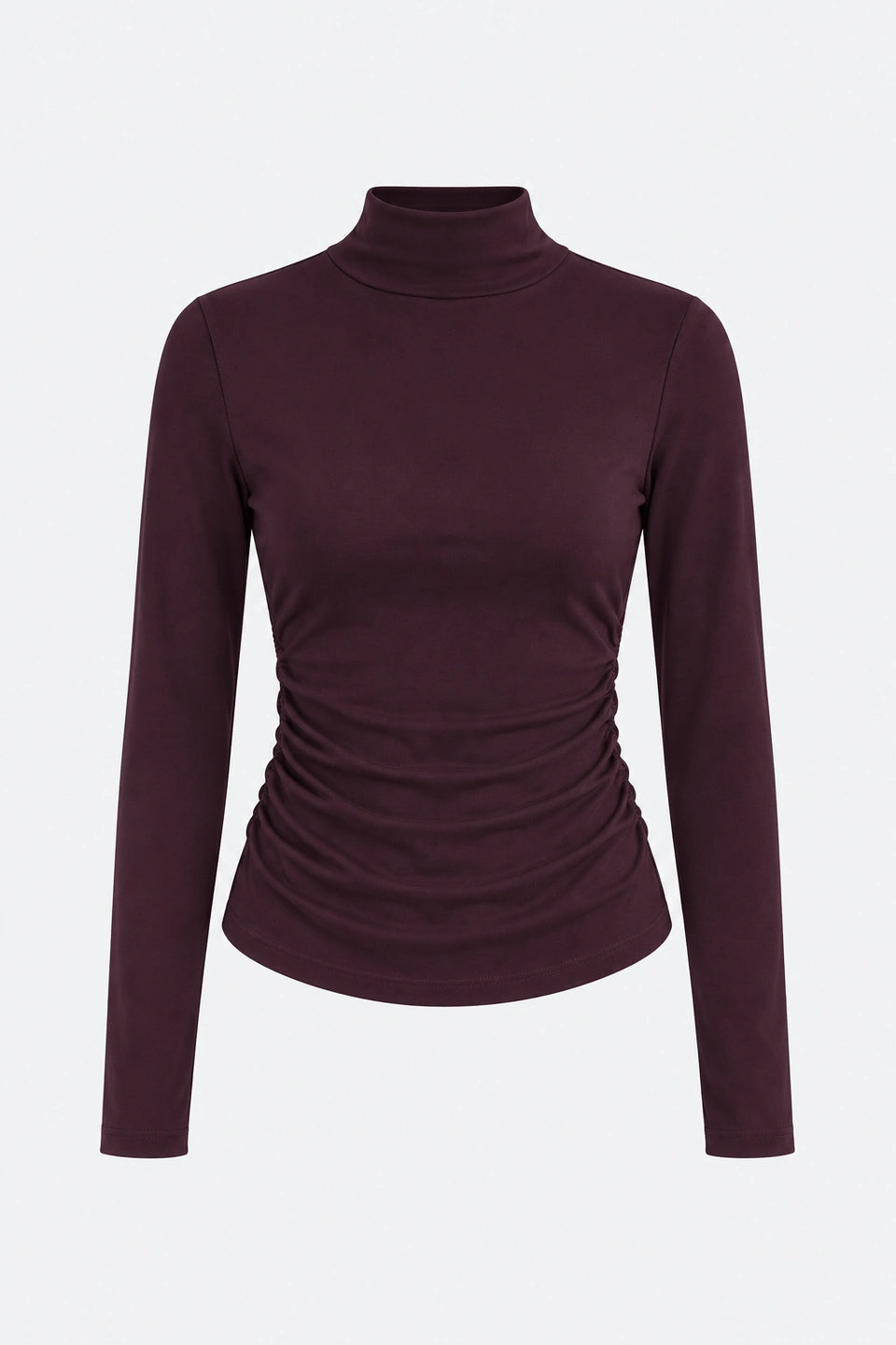 Camiseta elástica cuello alto