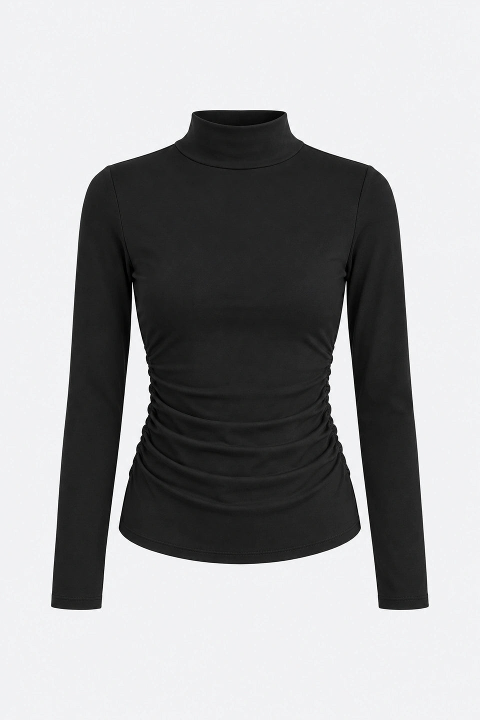 Camiseta elástica cuello alto